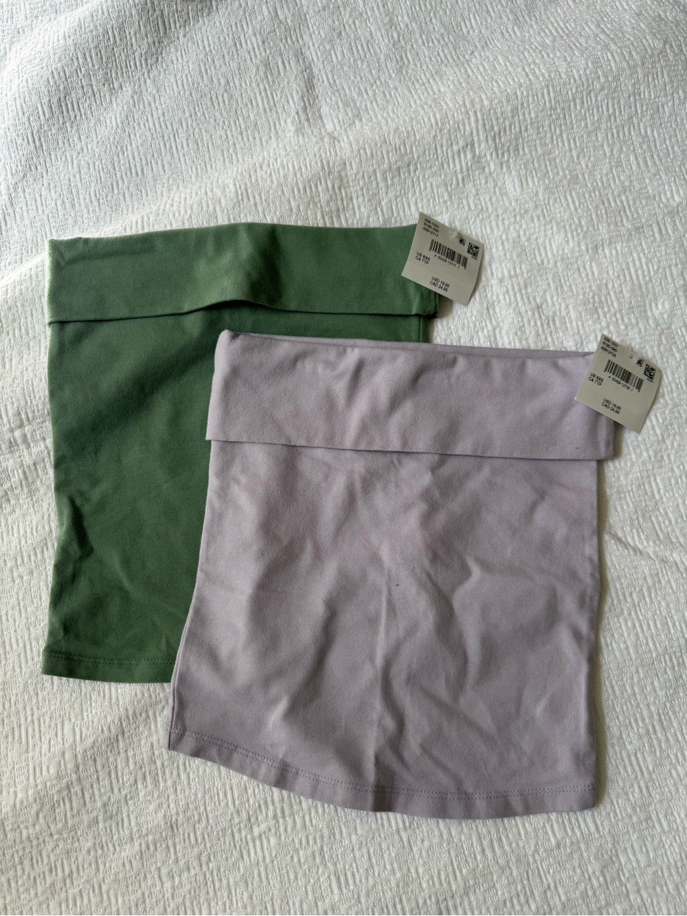 American Eagle Outfitters Foldover Tube Tops (Set of 2)